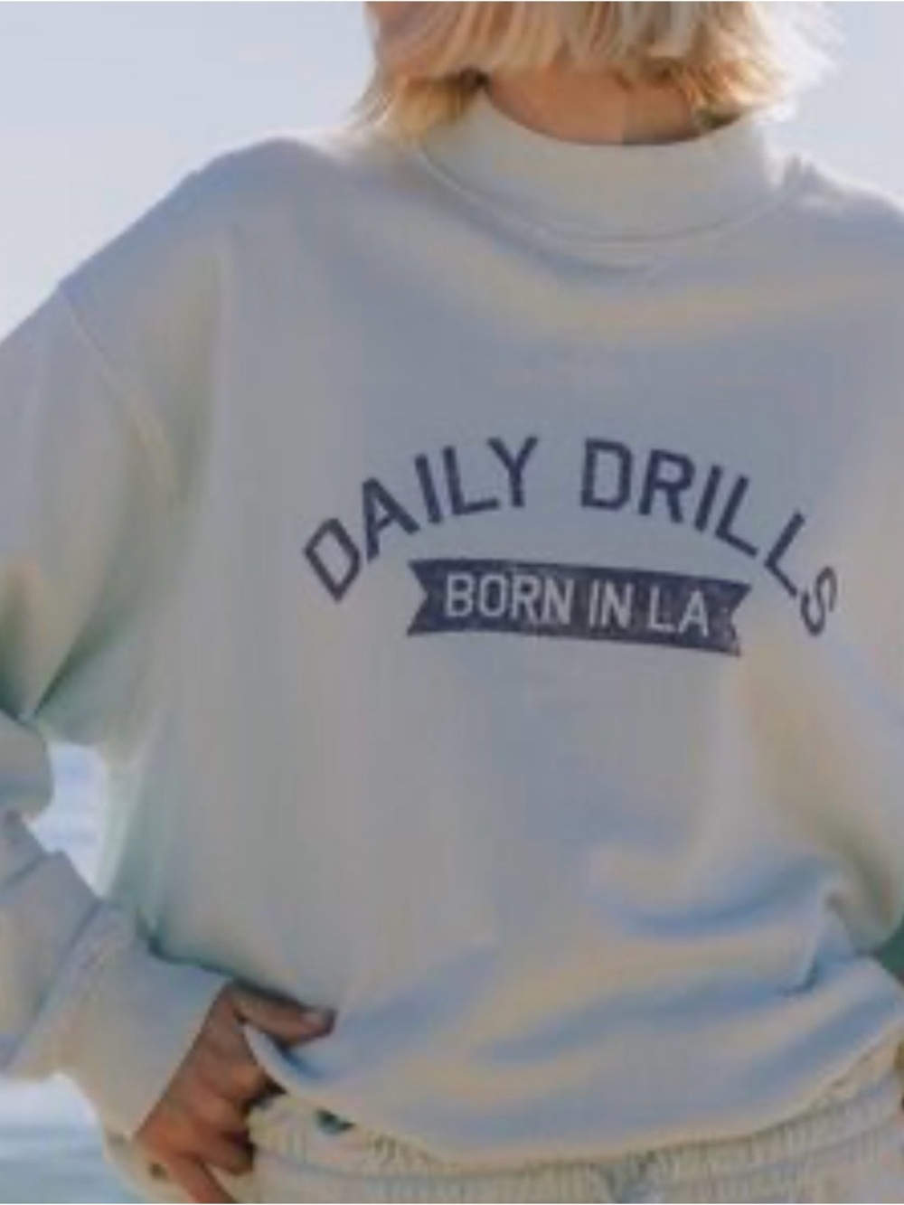 Daily Drills Unisex Vintage Crew Lake Day